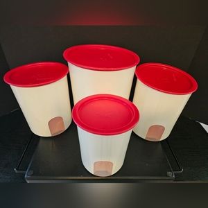 Tupperware canisters